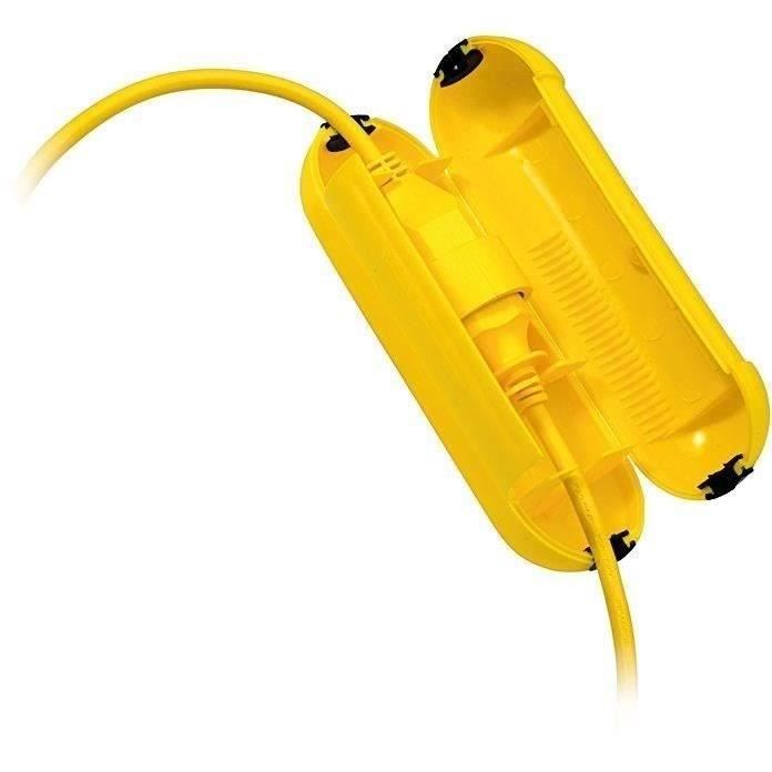 PROFILE - Boîtier étanche fiche électrique jaune