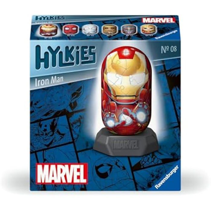 Puzzle 3D - RAVENSBURGER - Hylkies Iron Man - 54 pièces - Pour Adultes et Enfants 12+ Ans - Idée Cadeau