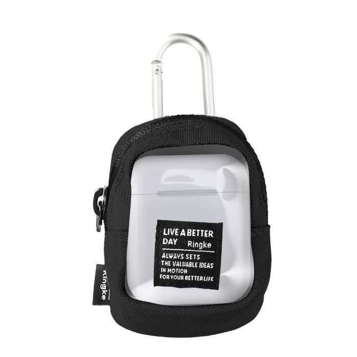 Pochette AirPods AirPods Pro et Pro 2 et AirPods 3 Ringke Noir et