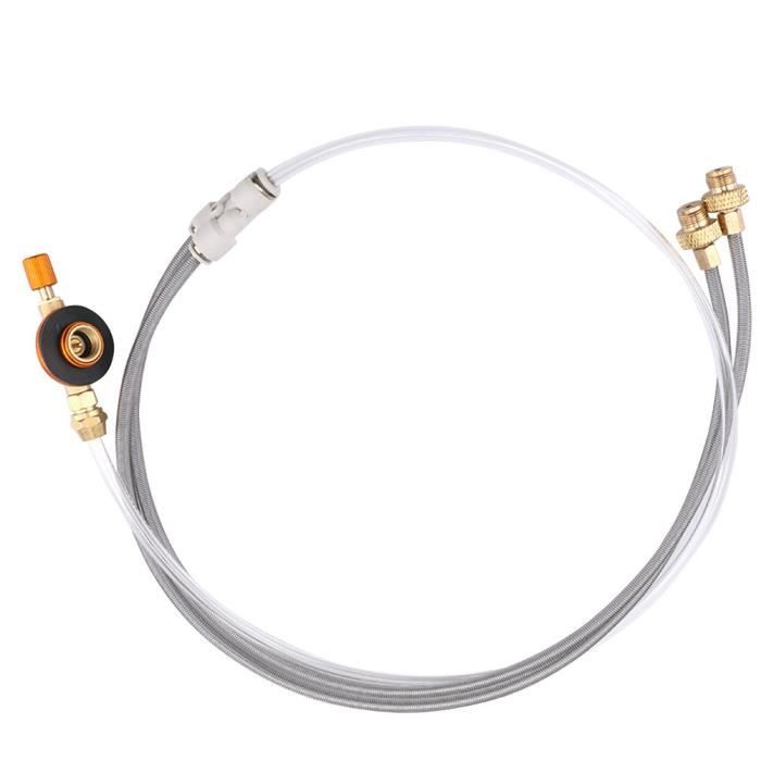 Rallonge Pour Brûleur Extérieur - Adaptateur De Cuisinière à Gaz Pour Camping - Tube Cuivre/inox