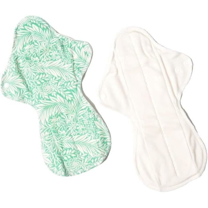 Serviettes Hygiéniques Biologiques Natracare - Lot De 4 Paquets (10 Serviettes Par Paquet) - Absorbance Nuit - Coton Bio - Neuf