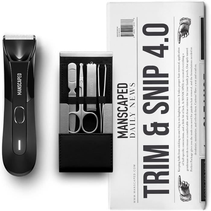 Kit De Toilette Homme Vintage Années 1960 – 8 Pièces, étui En Cuir Noir, Miroir, Made In USA