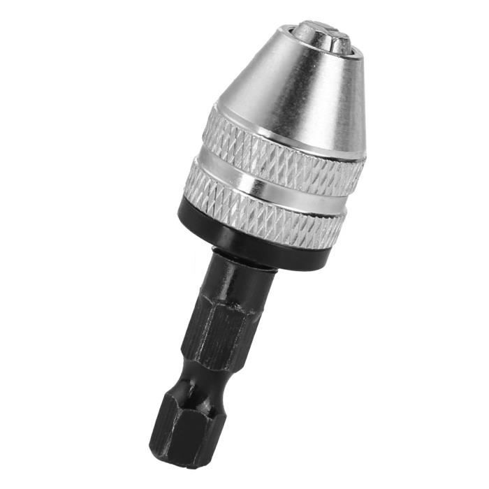 Adaptateur De Mandrin Hexagonal 3/8-24UNF Pour Perceuse - Compatible 6mm, 10mm, 13mm