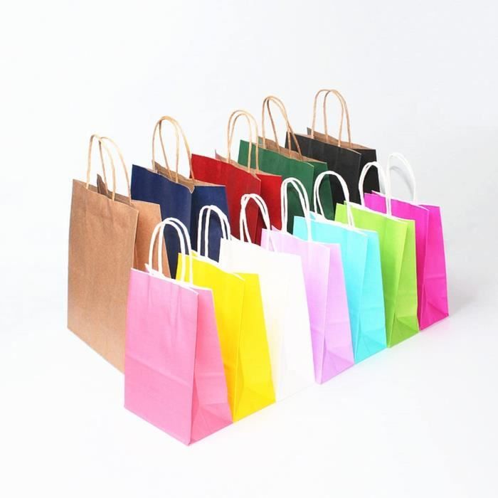 Lot De 30 Sacs Cadeaux Transparents Avec Poignées, Rubans Et étiquettes Love - 5.9x6.3x2.8 Pouces