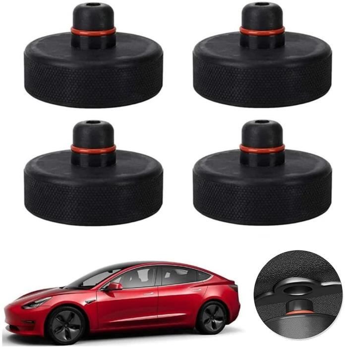 Tesla Model Y Tampone Gomma Per Cric Tesla ASZSK 4 Pezzi - Protezione Batteria E Telaio Per Model 3/Y/S/X, Facile Da Installare Pad Per Model 3 - 2