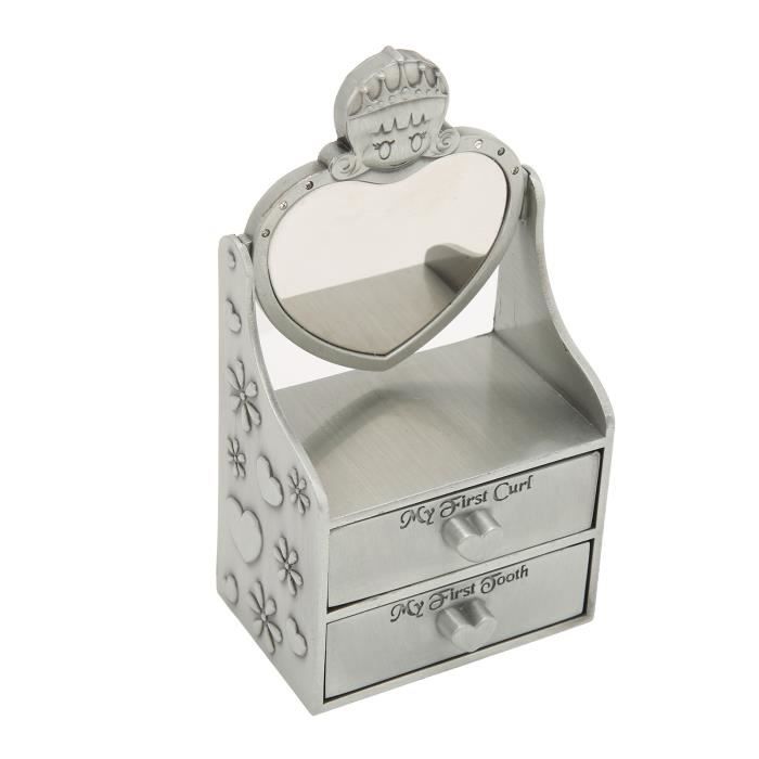 Cadeau Personnalisé Fille Garçon Boîte Souvenir Bébé Personnalisable Creative Deco - Bois Gravure Photo 40x30x14cm Gravure Photo Bois