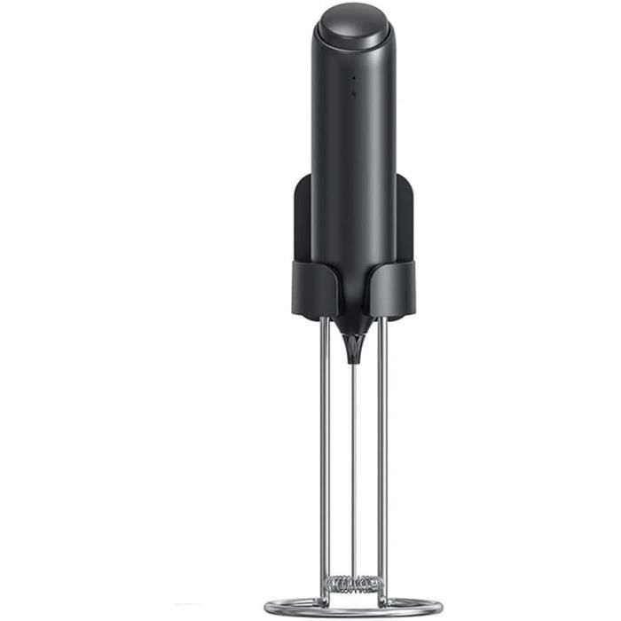 Mousseur à Lait Électrique Rechargeable Bonsenkitchen - 3 Vitesses, Silencieux Avec Support, Pour Cappuccino Et Matcha