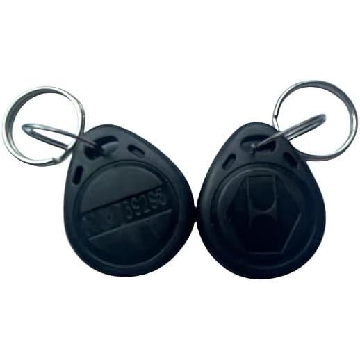 Yarongtech, EM4100 RFID-sleutelhanger, 125 kHz, alleen om te lezen (10 stuks), Rood, Mały