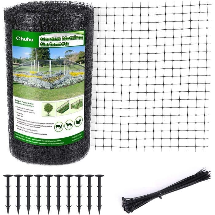 Filet De Jardin 6m X 4m Vert - Protection Légumes, Fraises, Bassin, Anti-oiseaux, Extensible Et Durable - 14