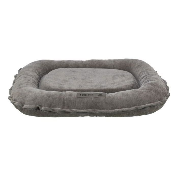 Coussin pour chien - TRIXIE - Vital LENNOX - Tissu chenille - Ovale - 90 x 70 cm - Gris