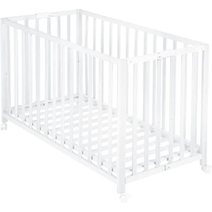 Roba Lit Pliable Fold Up 60x1 Cm Bois Blanc Reglable Sur 3 Hauteurs Roulettes Pliables Cdiscount Puericulture Eveil Bebe Roba Lit Pliable Fold Up 60x1 Cm Bois Blanc Reglable Sur 3 Hauteurs Roulettes Pliables Cdiscount Puericulture Eveil Bebe