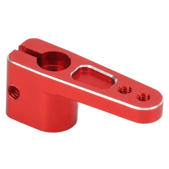 VGEBY 3 Bras De Servo RC En Aluminium 25T – CNC, Rouge, Compatible 1/8 1/10, Durable, Améliore La Direction, Pour Voiture RC
