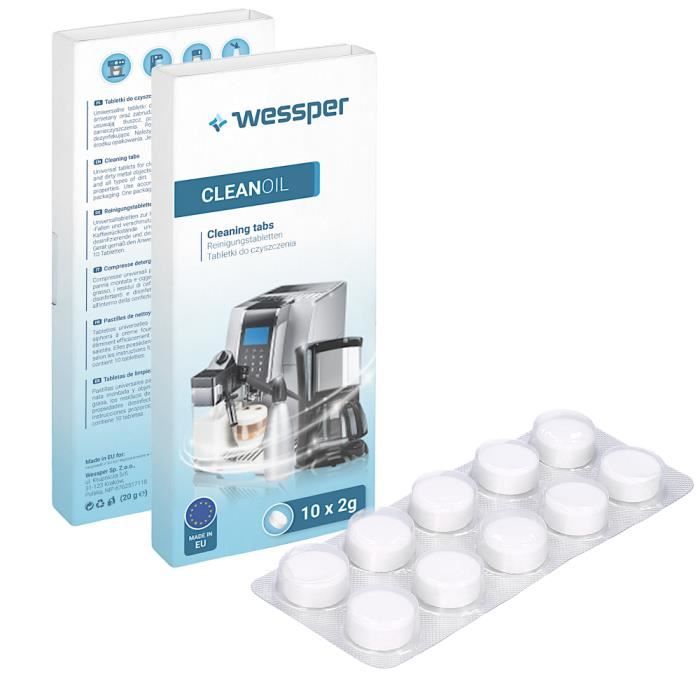 Pastilles de nettoyage Wessper CleanOil pour machine à café - Cdiscount Au  quotidien