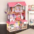 KidKraft - Maison de poupées Viviana en bois avec 13 accessoires inclus-1