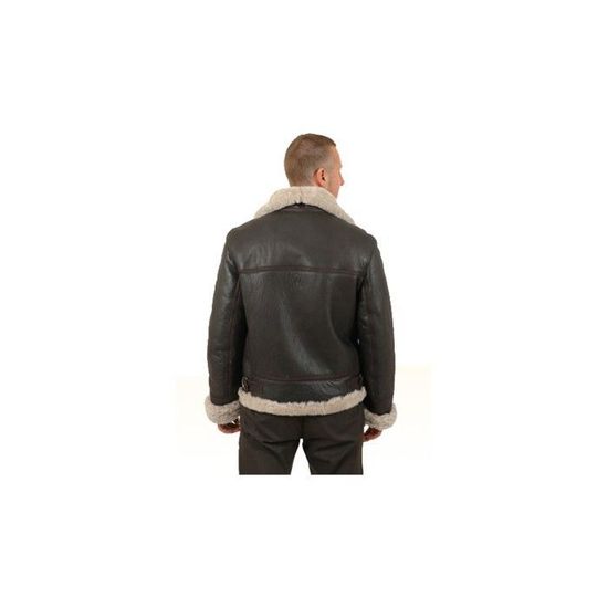 Bombardier en mouton retourné Giorgio cuirs Ref 20495 Marron