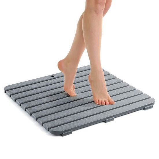 Tapis De Bain Antidérapant, Tapis De Douche Antidérapant Extra Long, Lavable En Machine, 101 X 40 Cm Rose Transparent 96424158