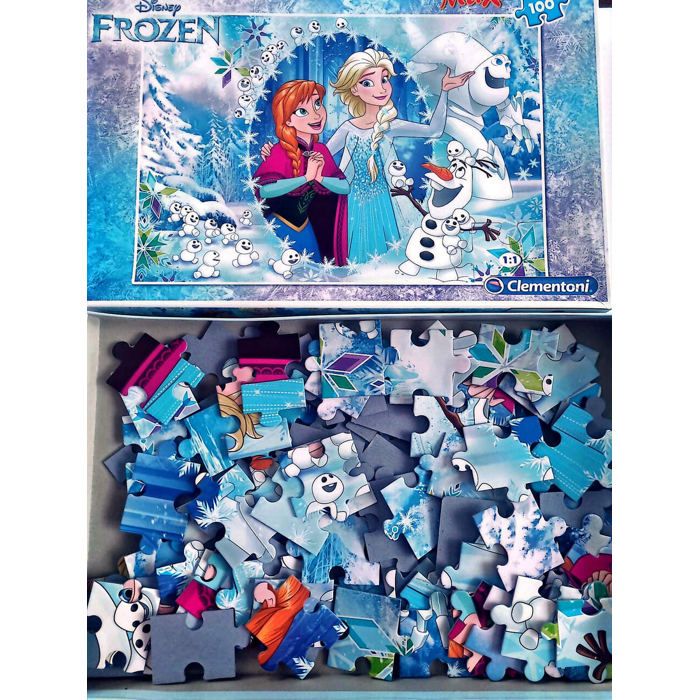 Puzzle Enfant Disney La Reine des Neiges Frozen 100 Pièces Clementoni ...