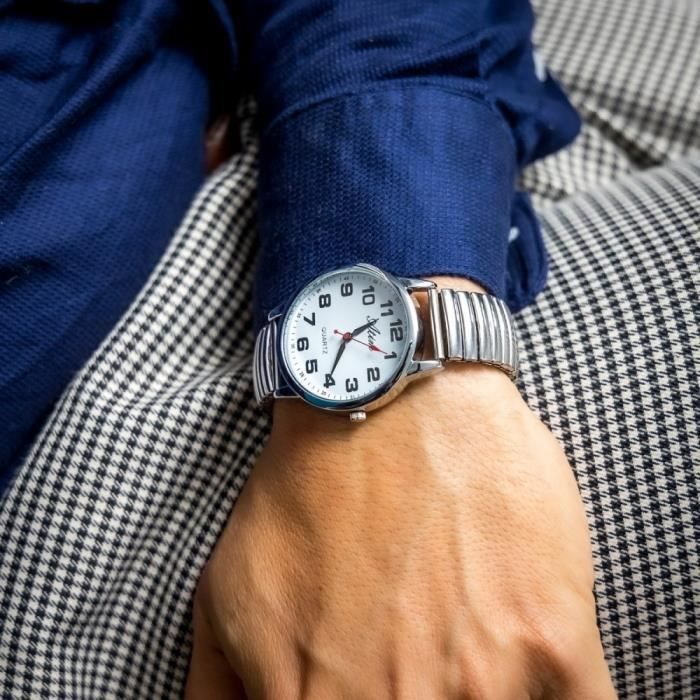 Montre Homme ATIM bracelet Acier Argent 62530