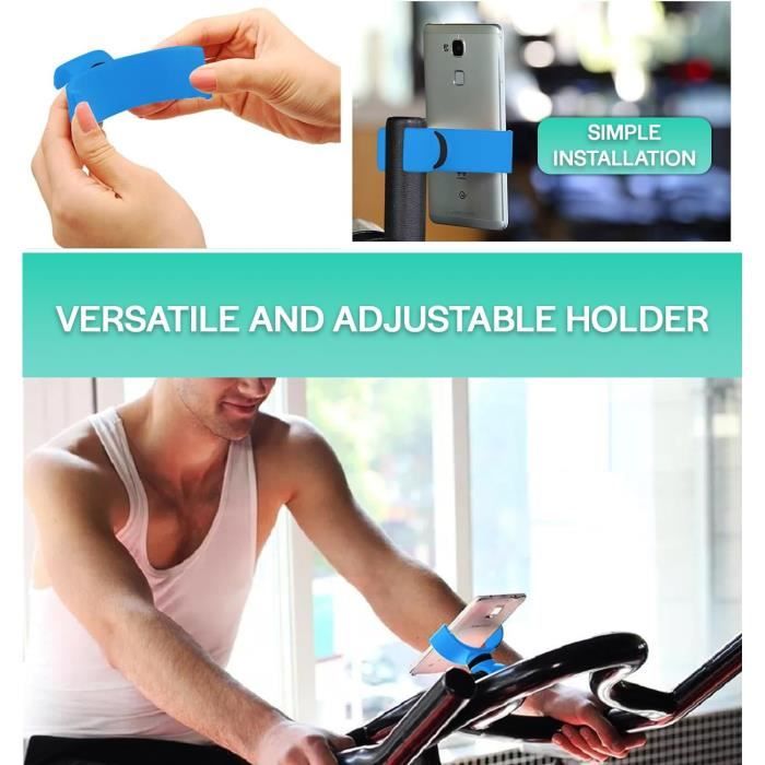 Support telephone velo appartement home trainer tapis de course compatible avec les smartphones jusqu a 7 5 d ecran Fixation Cdiscount Sport