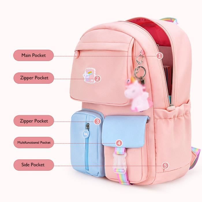 Sac à Dos Eastsport Sling Multi-poches - Bleu Marine/blanc, Pour Livres Et école