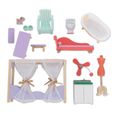 KidKraft - Maison de poupées Viviana en bois avec 13 accessoires inclus-2
