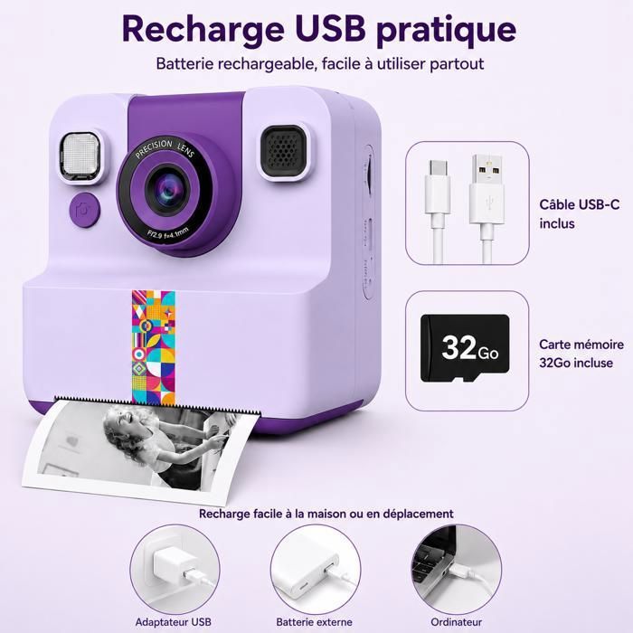Appareil photo pour enfants Urban Zoo Licorne