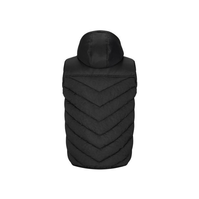 Doudoune sans manches noire homme CHET KAPORAL Polyester Fermeture zippee Noir Cdiscount Pret a Porter