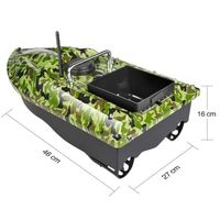 Bateau Amorceur Télécommandé GPS – 500 M De Portée – Batterie 5200 MAh – Réservoir 2 Kg – Pour Pêche En Lac Et Rivière