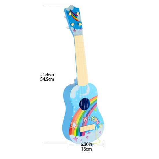 Dessin Anime 4 Cordes Mini Guitare Enfants Instruments De Musique Jouet Educatif Bleu Achat Vente Instrument De Musique Cdiscount