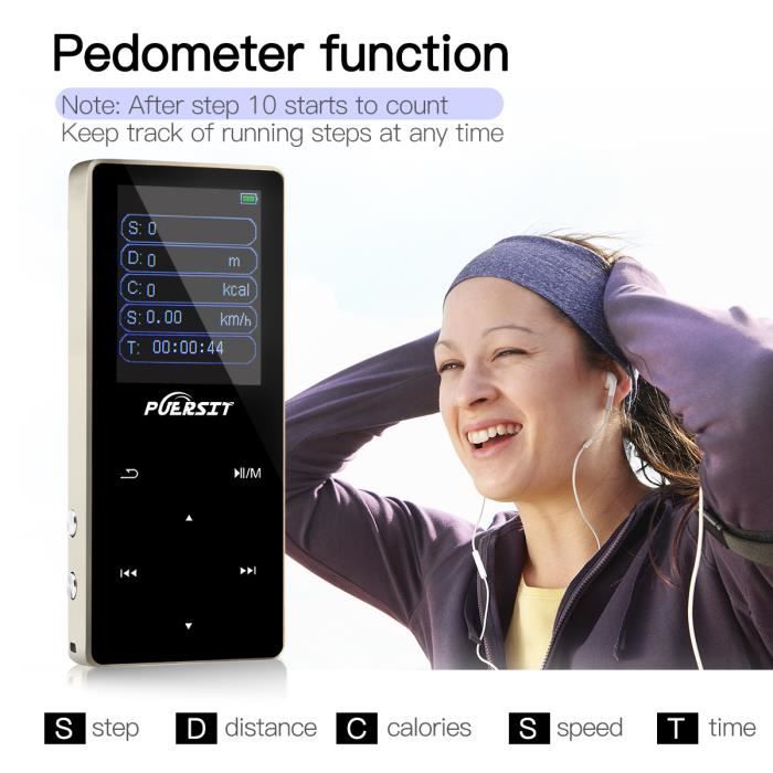 TD® Lecteur de Musique Numérique MP3 Bluetooth 16 Go avec 50 Heures de  Lecture MP3,Jusqu'à 64 Go, HiFi, Livre Audio et Radio MP3 - Cdiscount  Bricolage