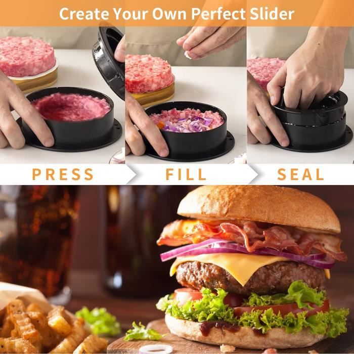 Presse à hamburgers ABS - Lacor - avec emporte-pièces pour steaks 6