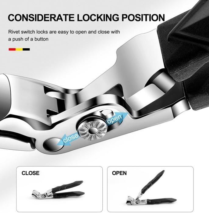 Nagelknipser Pro Für Dicke & Eingewachsene Nägel | Edelstahl, Ergonomisch, Inkl. Feile & Aufbewahrungsbox