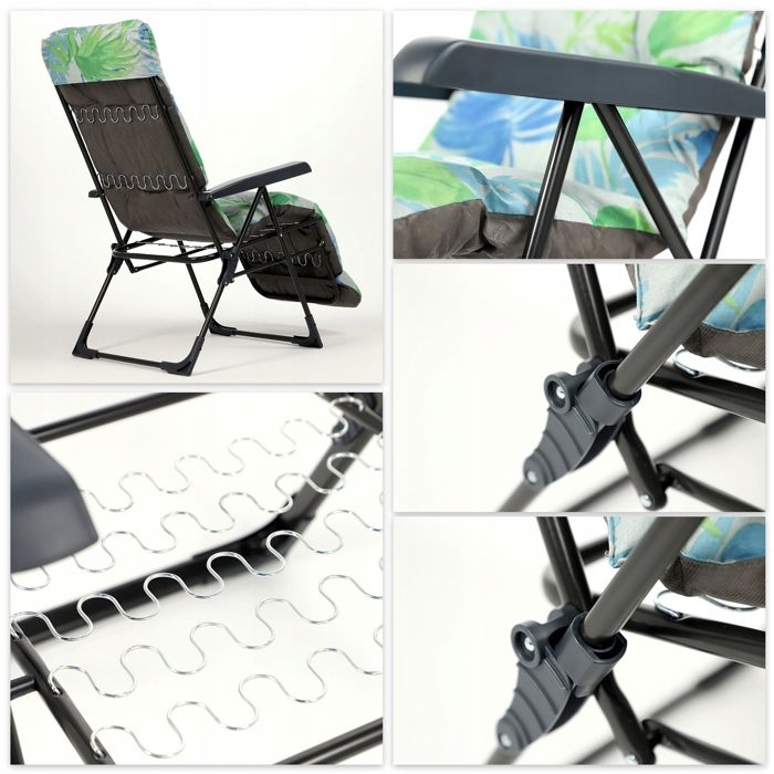 Lot De 2 Chaises Longues Miniatures – Échelle 1/12 – Pliables – Bois Et Tissu – Jaune Et Vert – Déco Maison De Poupée, Plage Ou Gâteau