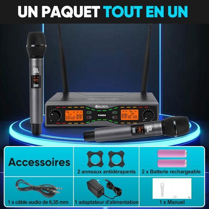 Mélangeur de son Audio Portable, double entrée de ... – Grandado
