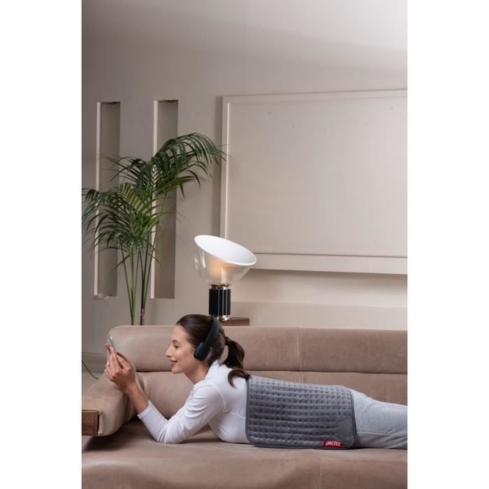 Chauffe-pieds chauffant électrique – Coussin chauffant extra large pour  lit, bureau, sous le bureau, 3 réglages