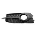 Cache Antibrouillard Pour Audi A1 (2010-2014) - Noir ABS - Grille De Pare-chocs Avant - Protection Et Style - Paire - 10