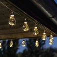 Guirlande solaire 15 Ampoules de 6 leds avec décors nature-0