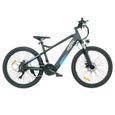 Vélo électrique - ONESPORT BK7 - 26'' 350W - 21 vitesses - Autonomie 40km - Batterie amovible 36V 10Ah - Noir-0