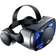 Casque 3D VR, boîte de réalité virtuelle VR lunettes 3D pour les films et les jeux 3D, compatible avec les téléphones iPhone Android-0