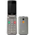 Téléphone mobile Gigaset Mobiles GL 590 - Gris - Bouton SOS - 5 numéros prédéfinis - Autonomie 550h-0