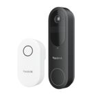 Interphone - Reolink Sonnette Vidéo Batterie 2K sans Fil Wi-Fi, Vue Tête aux Pieds, Détection Intelligente, Chime Inclus