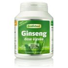 Greenfood Ginseng (ginseng sibérien), 450 mg, 120 gélules, dose élevée, - Sans additifs artificiels. Sans génie génétique. Vegan.