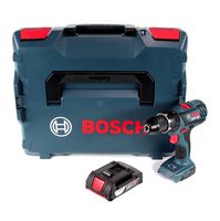 Bosch GSR 18V-28 Perceuse visseuse sans fil Professional 18 V 63 Nm + 1x Batterie 2,0 Ah + Coffret de transport - sans chargeur