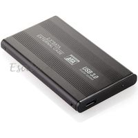 2.5" USB 3.0 Boîtier Externe Case pour SATA HDD Disque Dur Hard Drive Disk NOIR