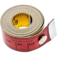 Mètre ruban de couturière flexible - VHBW - 150 cm - 4 couleurs - échelle cm + pouces