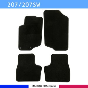 Tapis de sol pour Peugeot 207 (WA, WC) 02/2006-12/2015, Peugeot