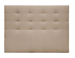 TÊTE DE LIT Tête de lit en simili-cuir coloris beige - longueur 160 x profondeur 4 x hauteur 120 cm
