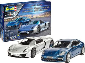 VOITURE À CONSTRUIRE Coffret Cadeau de 2 maquettes de Porsche à constru