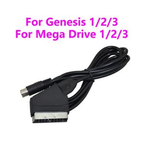 CÂBLE JEUX VIDEO Câble péritel pour SEGA Mega Drive, câble de fil, ligne de plomb péritel RVB, 1,5 m, 1 mitted MD 1, Genesis