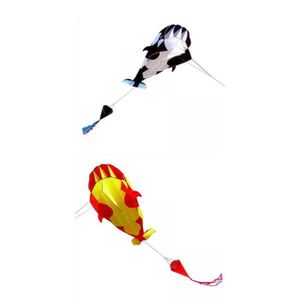 CERF-VOLANT Cerf-volant épaulard 3D pour enfants - 2 packs - Polyester - 30m de corde de cerf-volant